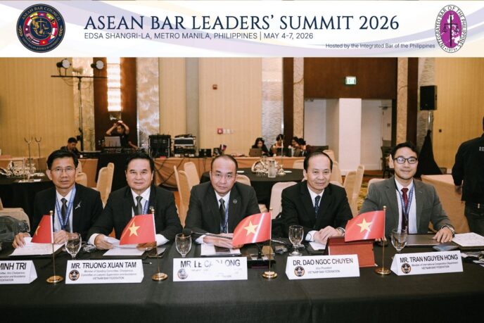 LIÊN ĐOÀN LUẬT SƯ VIỆT NAM DỰ HỘI NGHỊ CẤP CAO LÃNH ĐẠO CÁC HIỆP HỘI LUẬT SƯ ASEAN